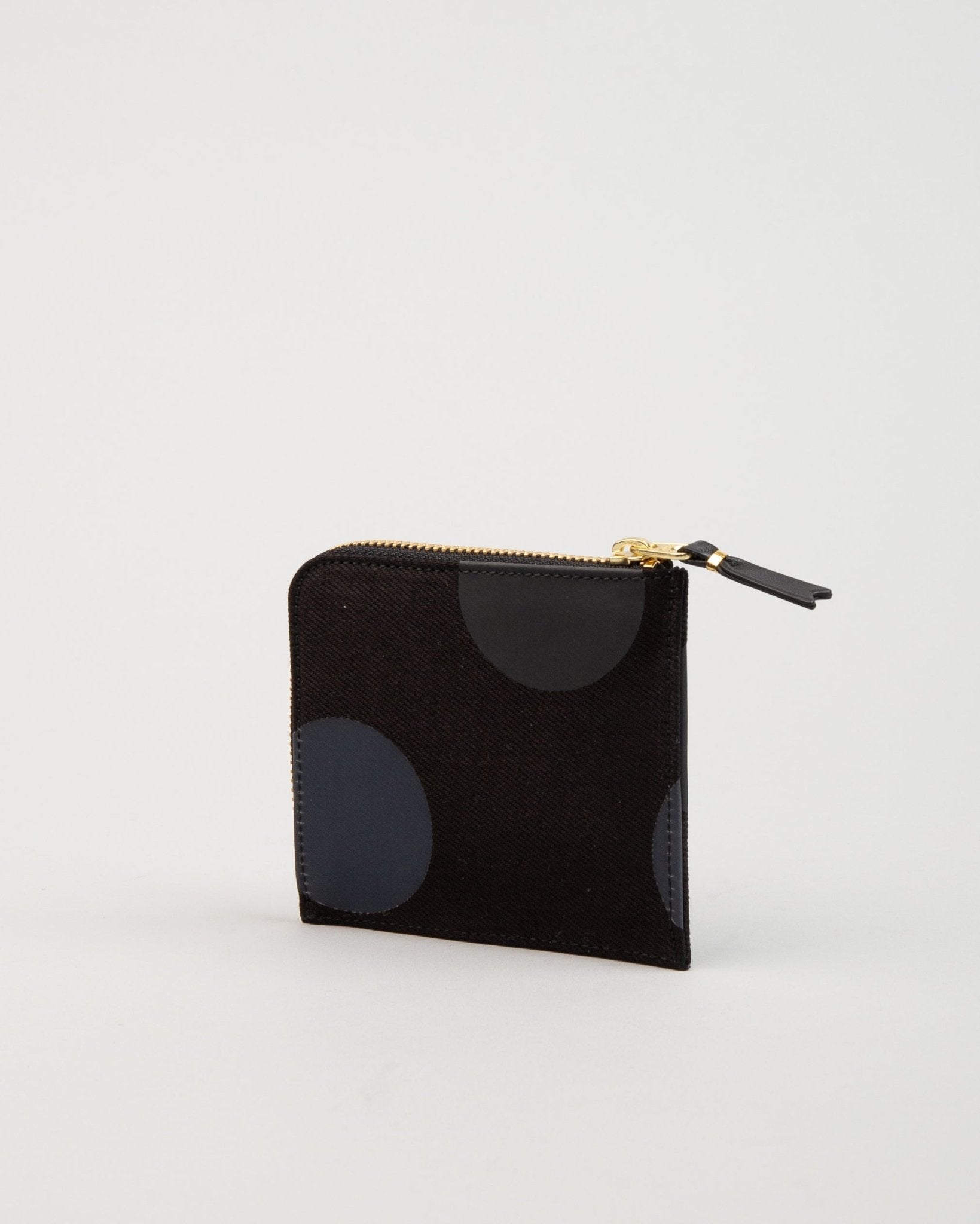 Rubber Dot Wallet Black Half Zip - LIKELIHOOD