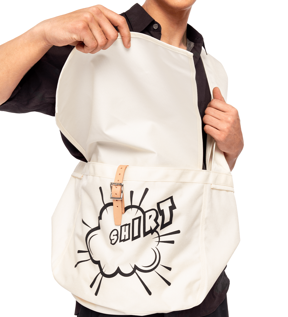 Shirt Messenger Bag White - LIKELIHOOD