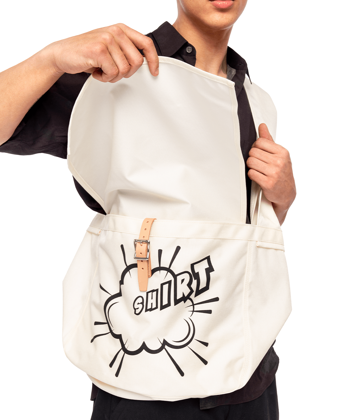 Shirt Messenger Bag White - LIKELIHOOD