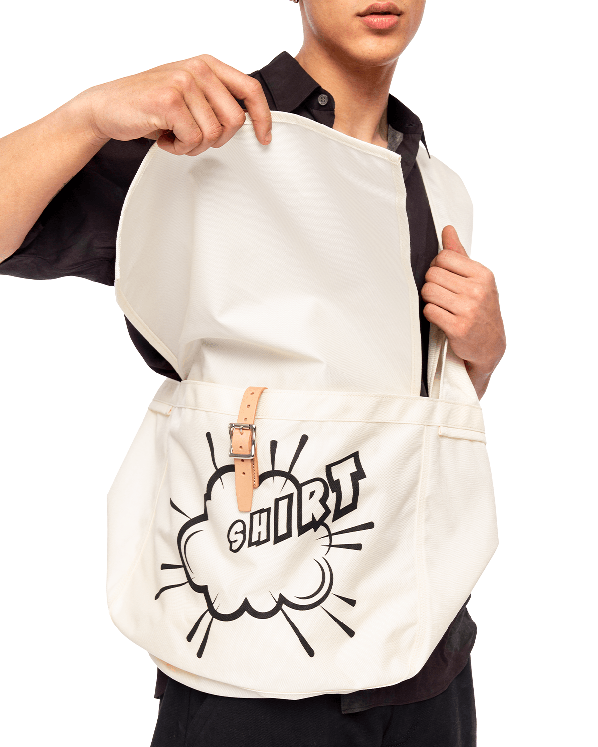 Shirt Messenger Bag White - LIKELIHOOD