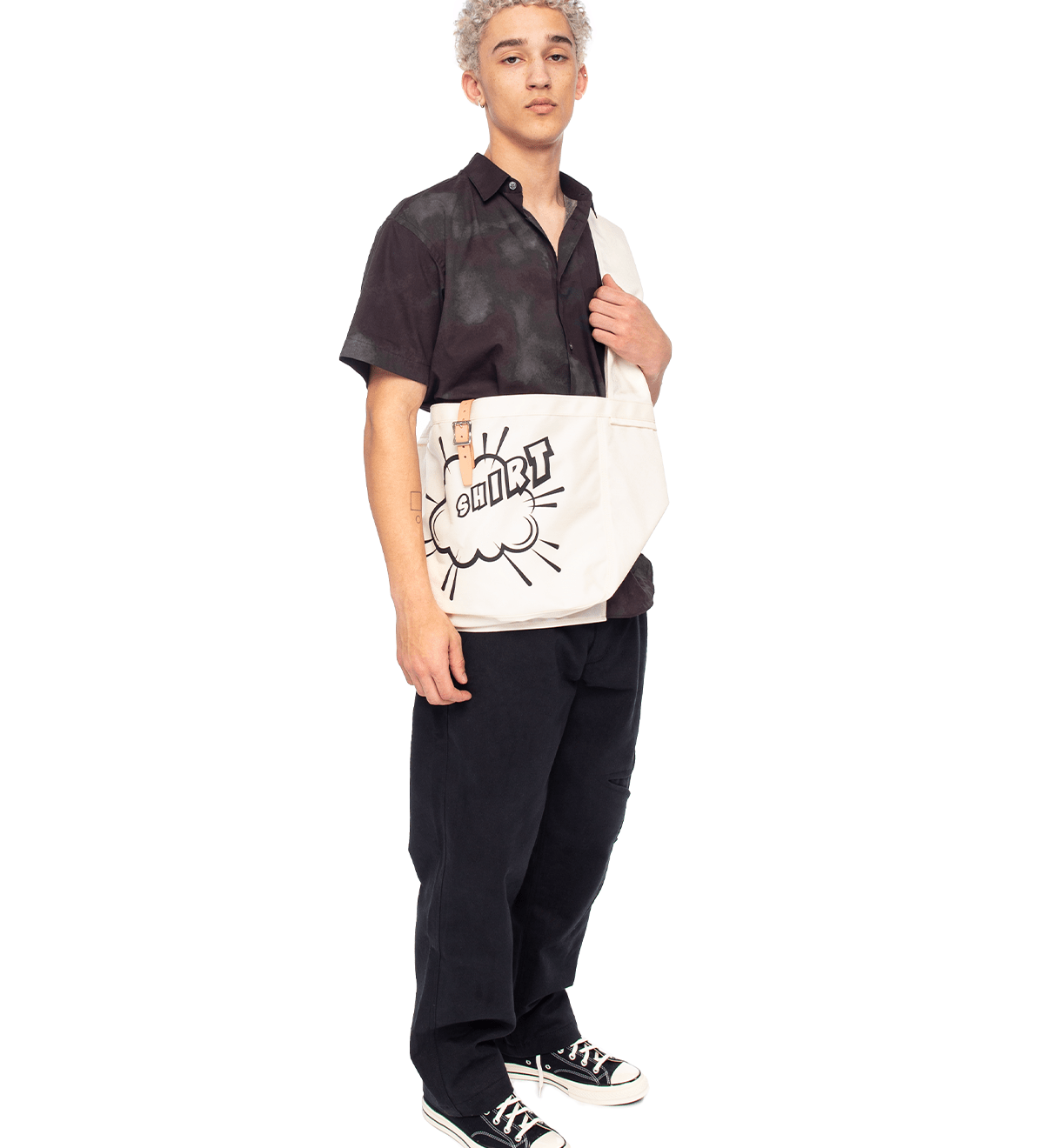 Shirt Messenger Bag White - LIKELIHOOD