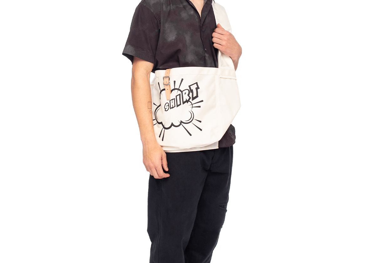 Shirt Messenger Bag White - LIKELIHOOD