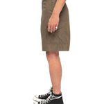 Trekking Cargo Shorts Army Green Cotton Ripstop - LIKELIHOOD