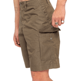 Trekking Cargo Shorts Army Green Cotton Ripstop - LIKELIHOOD