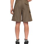 Trekking Cargo Shorts Army Green Cotton Ripstop - LIKELIHOOD